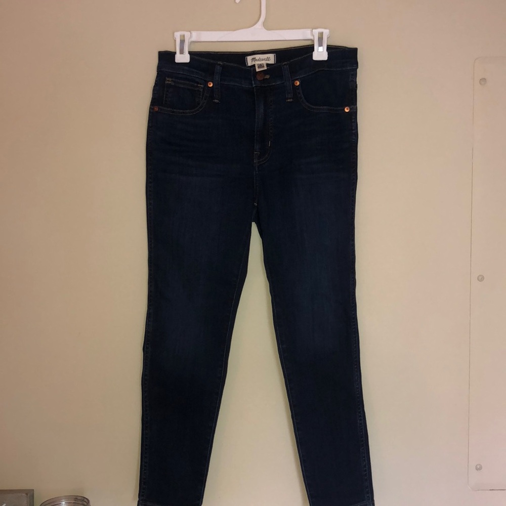 High rise Madewell skinny jeans